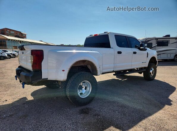 1FT8W3DT2LED75080 2020 FORD F350 White Հետևի աջ