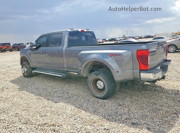 1FT8W3DT3NEE85705 2022 FORD F350 Gray Trasero izquierdo