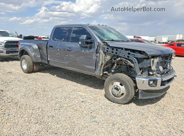 1FT8W3DT3NEE85705 2022 FORD F350 Gray Delantero derecho