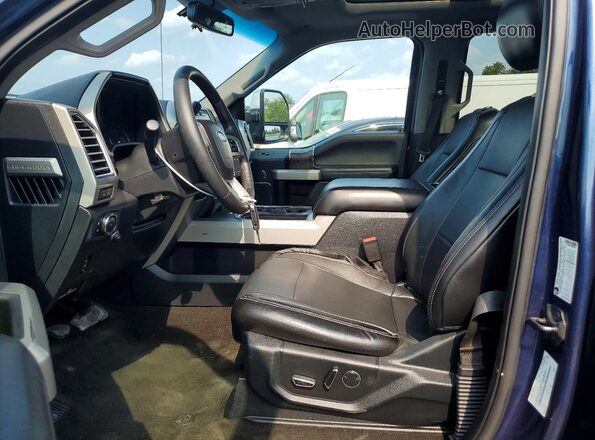 1FT8W3DT5HEB98967 2017 FORD F350 Синий Вид салона спереди