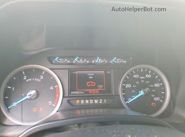 1FT8W3DT5JEC89582 2018 FORD F350 White Instrument cluster view