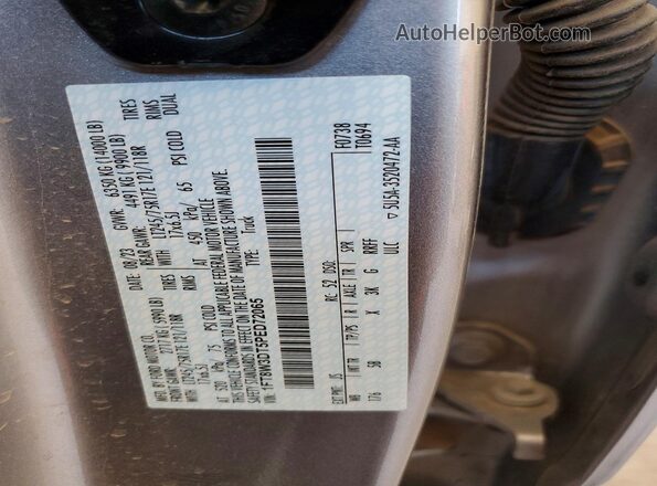 1FT8W3DT5PED72065 2023 FORD F350 Серый Вид наклейки с VIN-кодом