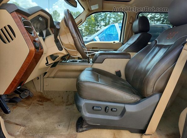 1FT8W3DT6GED08567 2016 FORD F350 White Вид салону спереду