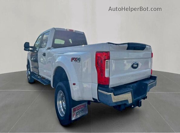 1FT8W3DT7HED16940 2017 FORD F350 White Вид ззаду