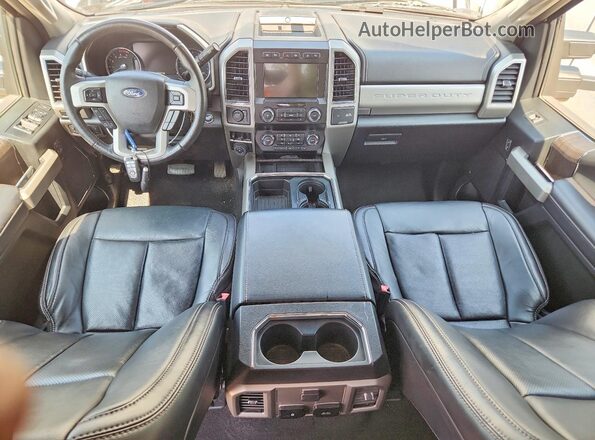 1FT8W3DT7LEE16724 2020 FORD F350 Белый Вид панели приборов