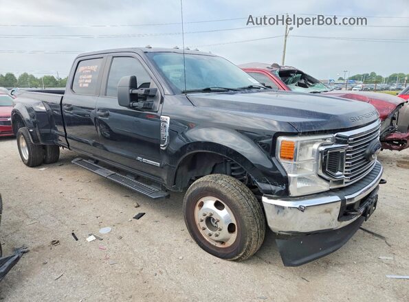 1FT8W3DT7MEC07324 2021 FORD F350 Black Front view