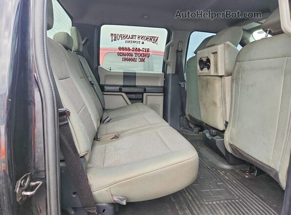 1FT8W3DT7MEC07324 2021 FORD F350 Black Rear interior view
