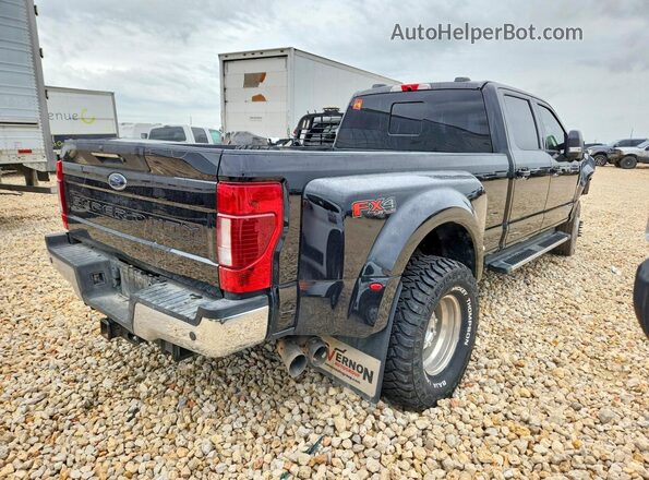 1FT8W3DT9LEC60542 2020 FORD F350 Black Հետևի աջ