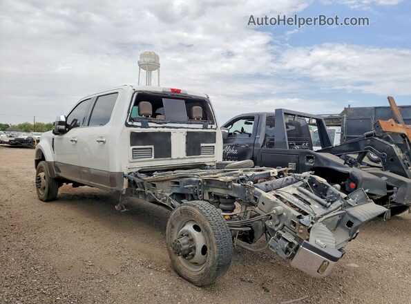 1FT8W4DT2KED22125 2019 FORD F450 White უკანა მარცხენა