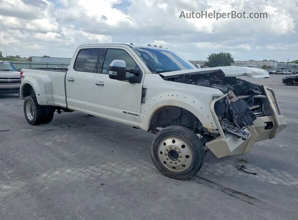 1FT8W4DT2LEC68262 2020 FORD F450 White Front right