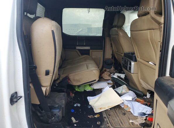 1FT8W4DT2LEC68262 2020 FORD F450 White Rear seats view