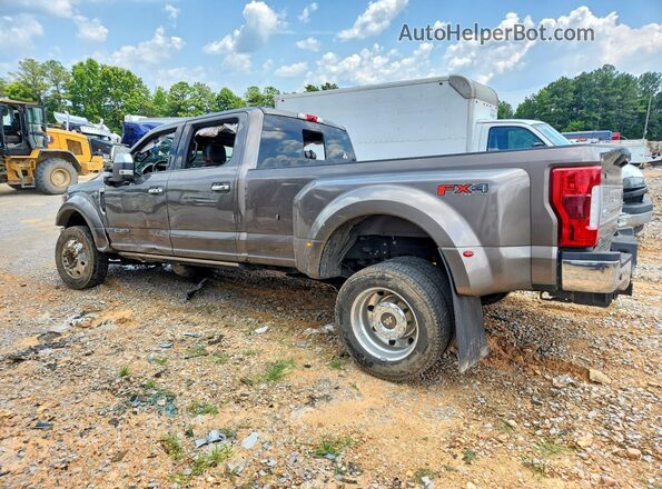 1FT8W4DT5KEF75293 2019 FORD F450 Gray Задня ліва чверть