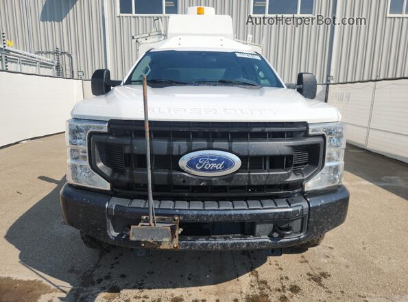 1FT8X3B60MED32563 2021 FORD F350 White 