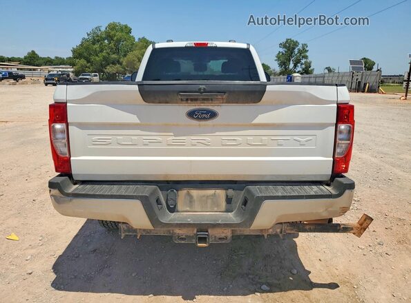 1FT8X3B6XNEG40194 2022 FORD F350 White Вид ззаду