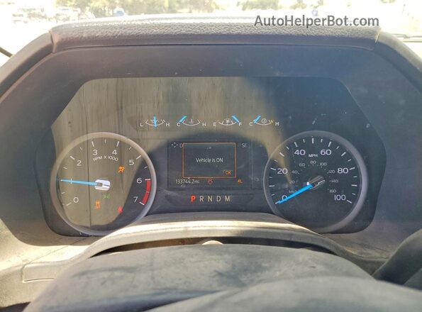 1FT8X3B6XNEG40194 2022 FORD F350 White Вид щитка приладів