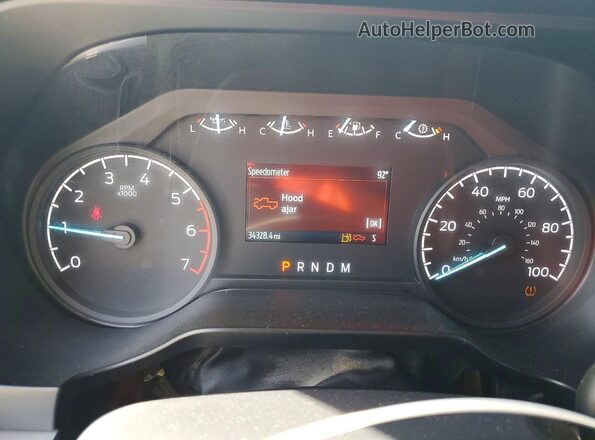 1FT8X3BA9REC90244 2024 FORD F350 Белый Вид щитка приборов