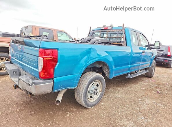 1FT8X3BN5NEF44884 2022 FORD F350 Teal უკანა მარჯვენა