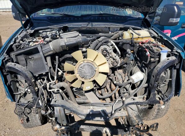 1FT8X3BN5NEF44884 2022 FORD F350 Teal უკანა სალონის ხედი