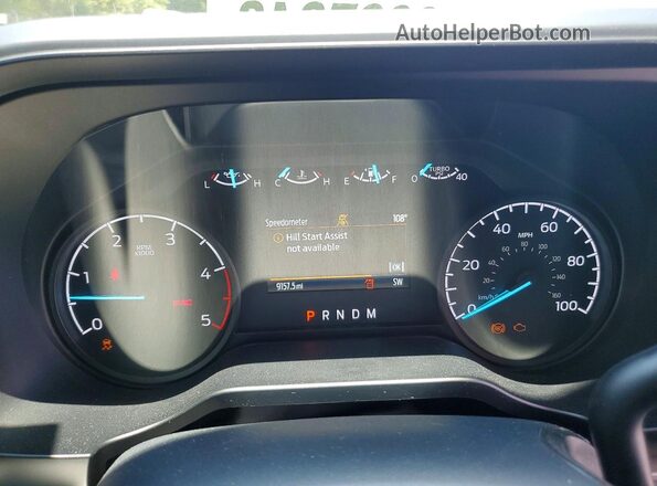 1FT8X3BT8SEE09909 2025 FORD F350 Белый Вид щитка приборов