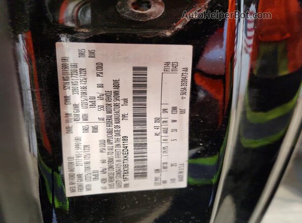 1FT8X3BTXKED41189 2019 FORD F350 Черный Вид подкапотного пространства