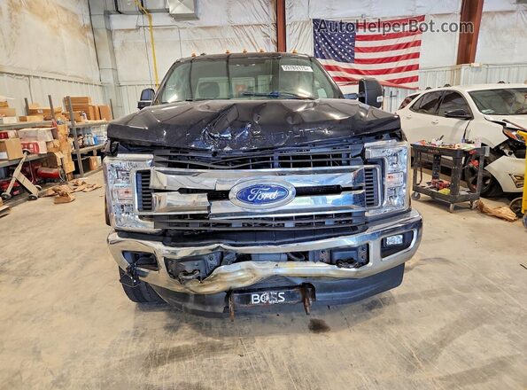 1FT8X3BTXKED41189 2019 FORD F350 Черный Вид спереди
