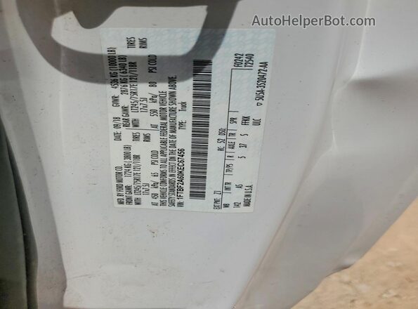 1FTBF2A60KEC67456 2019 FORD F250 White Շարժիչի բաժամունքի տեսք