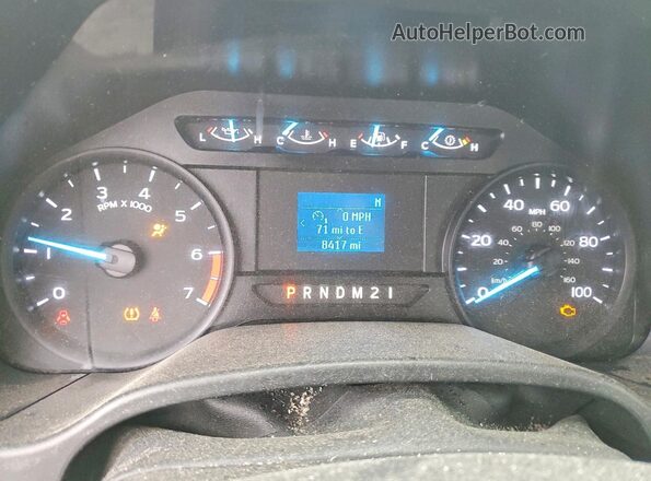 1FTBF2B60MED44828 2021 FORD F250 White Instrument cluster view