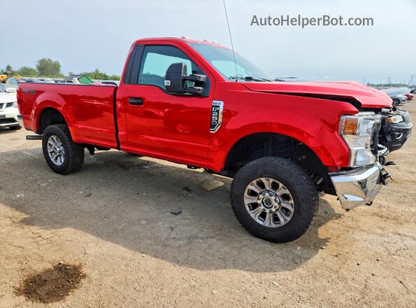 1FTBF2B61LED65993 2020 FORD F250 Красный Передняя правая четверть