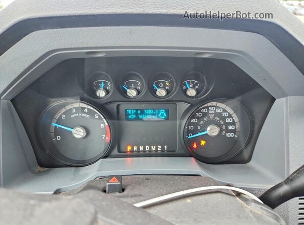 1FTBF2B62GEC11847 2016 FORD F250 White Вид щитка приладів