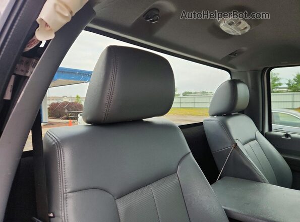 1FTBF2B62GEC11847 2016 FORD F250 White Вид задніх сидінь