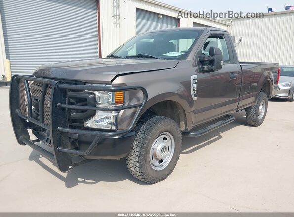 1FTBF2B64NEE45923 2022 FORD F-250 Brown Vista tres cuartos delantera izquierda
