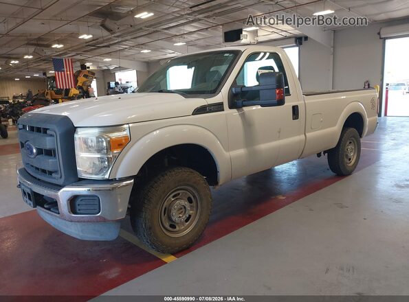 1FTBF2B66GEC75714 2016 FORD F-250 White წინა მარცხენა ხედი სამი მეოთხედიდან