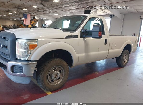 1FTBF2B66GEC75714 2016 FORD F-250 White ხელსაწყოთა პანელის ხედი