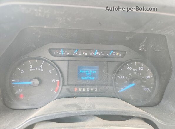 1FTBF2B66HEF37278 2017 FORD F250 Silver Vista del cuadro de instrumentos