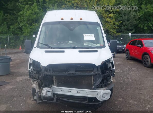 1FTBF4XV0JKA91874 2018 FORD TRANSIT-350 White Widok wnętrza z tyłu