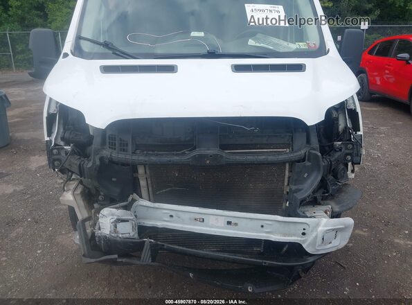 1FTBF4XV0JKA91874 2018 FORD TRANSIT-350 White Widok z przodu