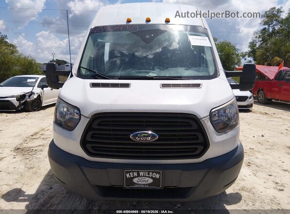 1FTBF4XV8JKA91878 2018 FORD TRANSIT-350 White Вид щитка приладів