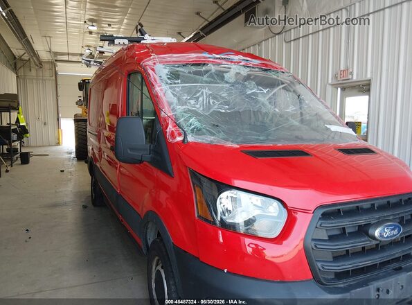 1FTBR1C80LKA68944 2020 FORD TRANSIT-250 Red Front view