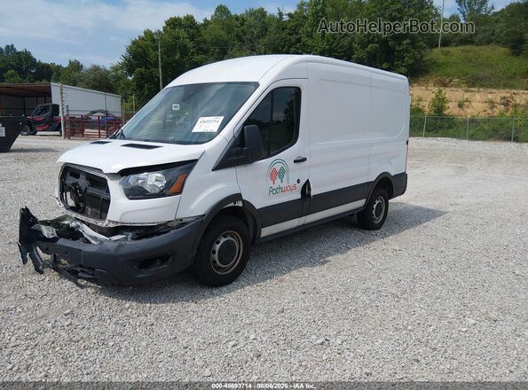 1FTBR1C84LKB29308 2020 FORD TRANSIT-250 White წინა მარცხენა ხედი სამი მეოთხედიდან