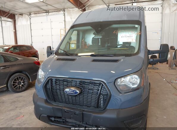 1FTBR3X82MKA92833 2021 FORD TRANSIT-250 Gray ხელსაწყოთა პანელის ხედი