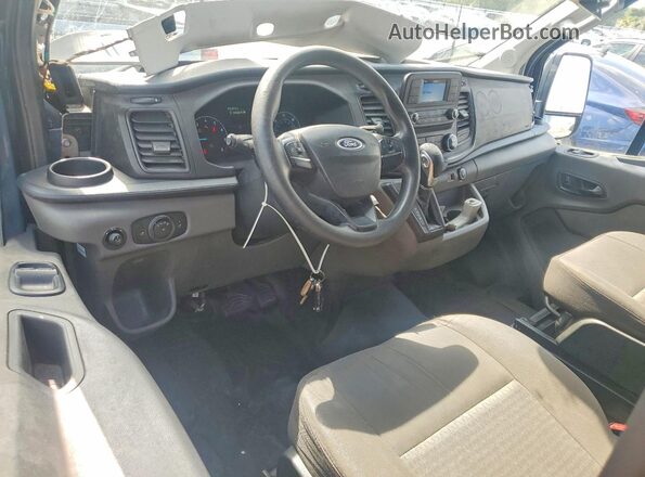 1FTBR3X85LKA87706 2020 FORD TRANSIT Blue წინა პანელის ხედი