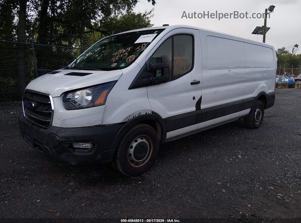 1FTBW1Y89LKA52677 2020 FORD TRANSIT-350 White Vista tres cuartos delantera izquierda
