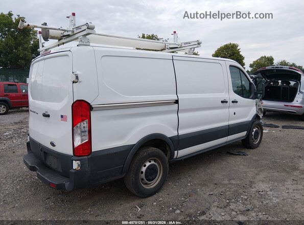1FTBW1YM7JKB51802 2018 FORD TRANSIT-350 White Tył prawy