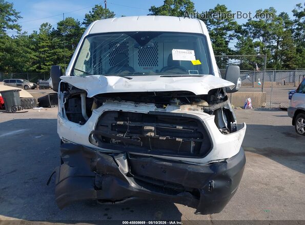 1FTBW2CM1KKA27300 2019 FORD TRANSIT-350 White Widok wnętrza z tyłu