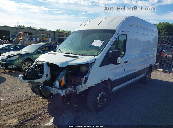 1FTBW2XM8KKA37431 2019 FORD TRANSIT-350 White Առջևի ձախ երեք քառորդ տեսարան
