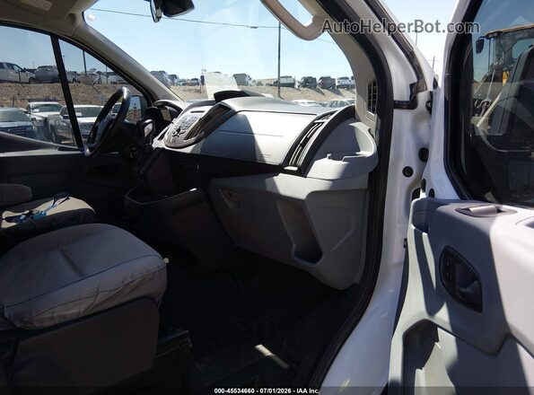 1FTBW2YM1JKB18817 2018 FORD TRANSIT-350 White Widok wnętrza z przodu