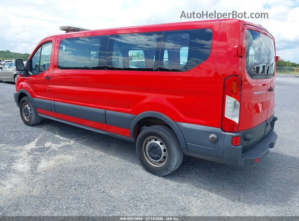 1FTBW2ZM2HKB26658 2017 FORD TRANSIT-350 Красный Задняя левая четверть