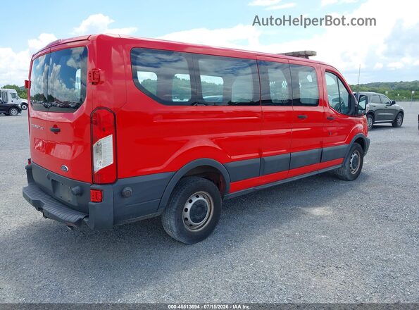 1FTBW2ZM2HKB26658 2017 FORD TRANSIT-350 Красный Задняя правая четверть