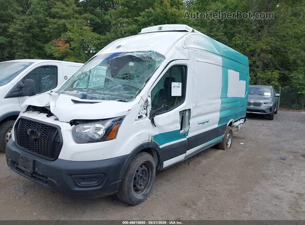 1FTBW3X88PKB66768 2023 FORD TRANSIT-350 White Vista tres cuartos delantera izquierda