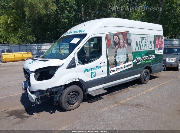1FTBW3XM1JKA35766 2018 FORD TRANSIT-350 White Przód lewy
